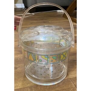 Vintage J.G. Hook Oneida Insulated Ice Bucket‎ 3 Pieces 1988